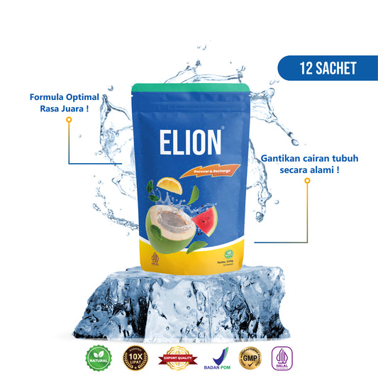 ELION Natural Fruit Electrolytes | Zero Added Sugar | 1 Pouch